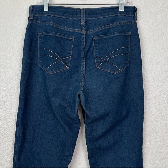 NYDJ Liftuck Blue Denim Modern Bootcut Jeans, Size 12 - Picture 4 of 12